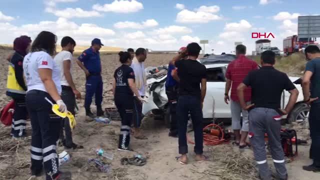 Aksaray Aksaray’da Otomobil Takla Attı 5 Yaralı