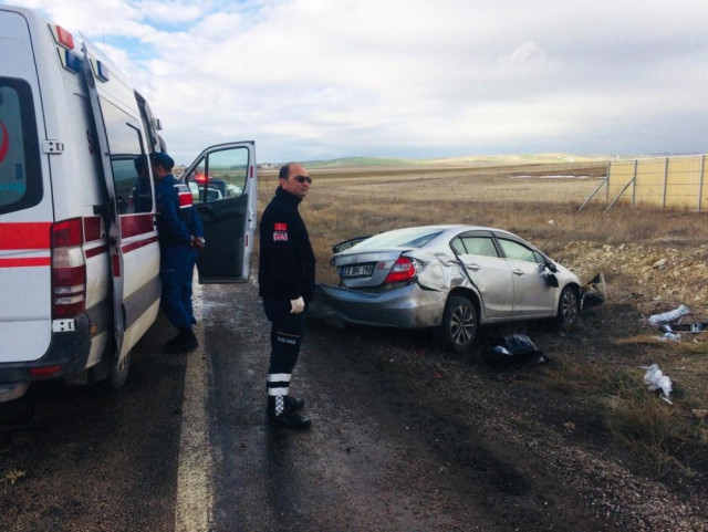 Aksaray’da Trafik Kazası: 3 Yaralı