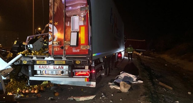 Ankara’da su ısıtmaya çalışan TIR şoförü başka bir TIR’a arkadan çarptı: 2 ölü