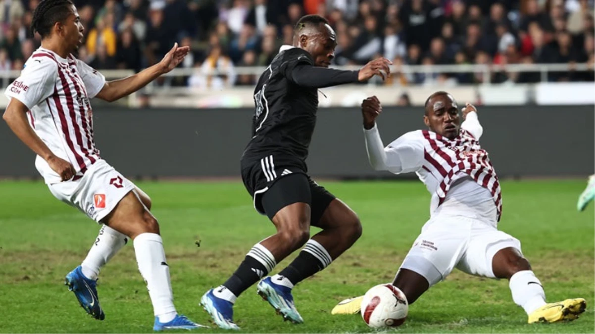 Beşiktaş, deplasmanda karşılaştığı Hatayspor’u 2-1 yendi