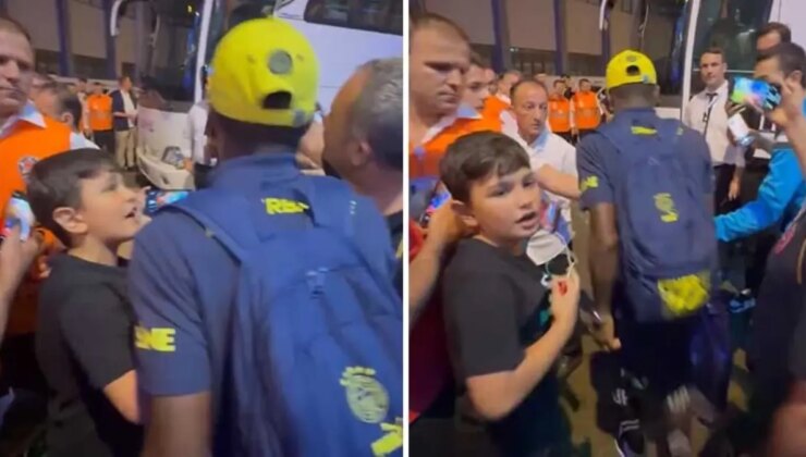 Fred’den forma isteyen çocuk, “Hayır” karşılığını alınca hiç beklenmedik bir reaksiyon verdi