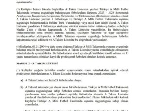 TFF, mavi kart uygulamasına sahip oyuncuların yerli statüsünde oynamasına devam edecek