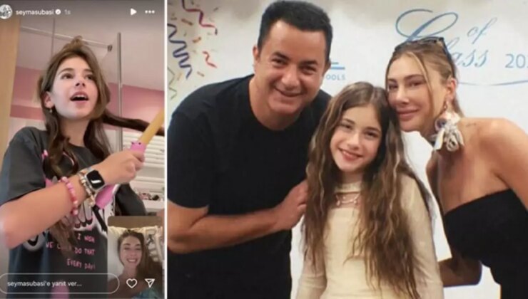 Şeyma Subaşı, ikinci kere babasının düğününe hazırlanan Melisa’yı bu türlü izledi