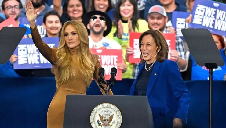 Jennifer Lopez, Kamala Harris’in Mitinginde Latinlere Oy Kullanma Daveti Yaptı