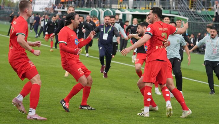 Amedspor tarihinde birinci sefer Harika Lig’e yükseldi