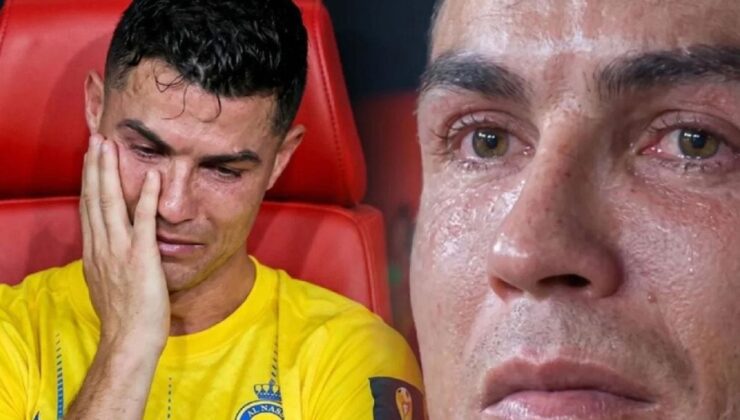 Finali kaybeden Cristiano Ronaldo, maç sonunda hüngür hüngür ağladı