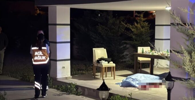 Aksaray’da villa bahçesindeki içki masasında cinayet: 1 meyyit