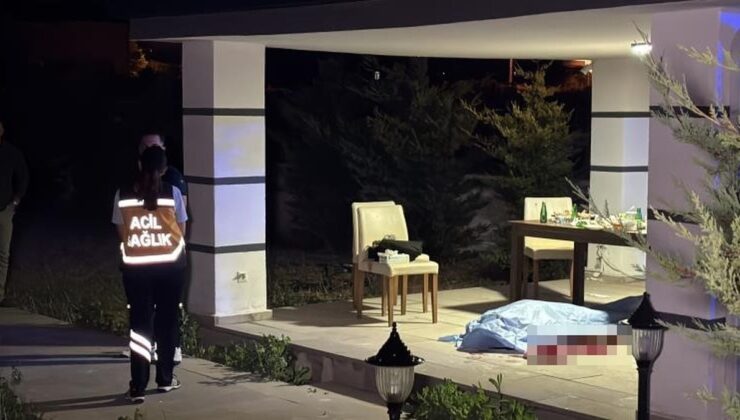 Aksaray’da villa bahçesindeki içki masasında cinayet: 1 meyyit