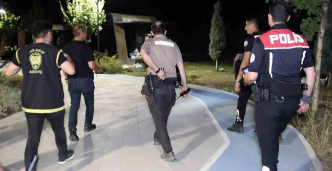 Aksaray’da park ve bahçelerde şok uygulama